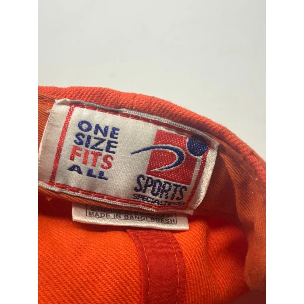 Vintage Miami Dolphins Sports Specialties Snapback Hat Orange Teal NFL 90s Cap